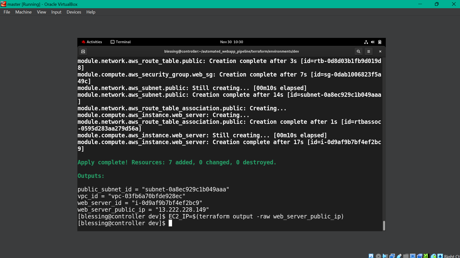 EC2 Key Pair Creation